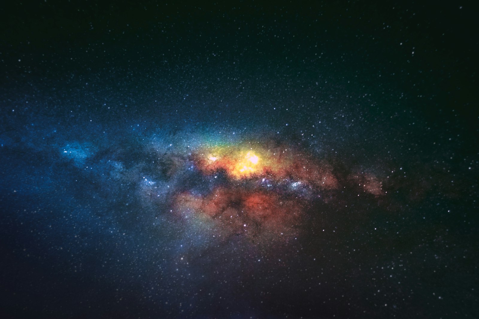 A deep-space nebula against a starfield